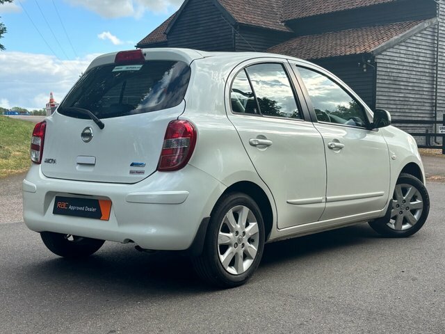 Nissan Micra 12V Acenta Hatchback White #2