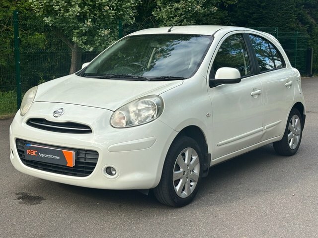 Nissan Micra 12V Acenta Hatchback White #3