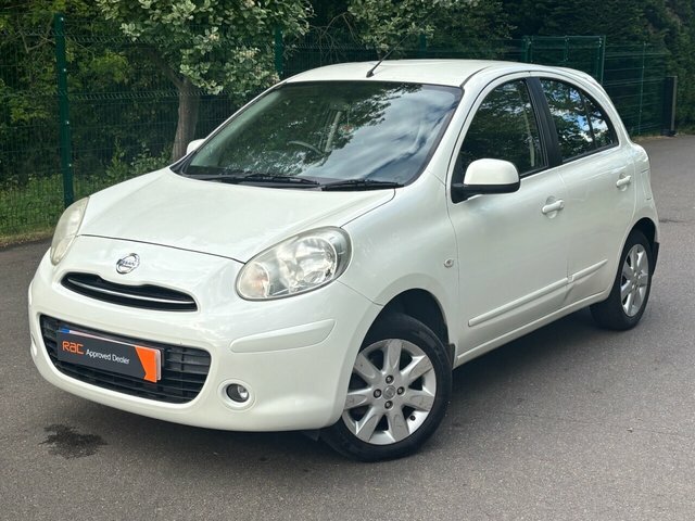 Nissan Micra 12V Acenta Hatchback White #6