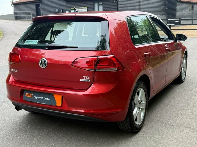 Volkswagen Golf Tdi Bluemotion Tech Match Red #6