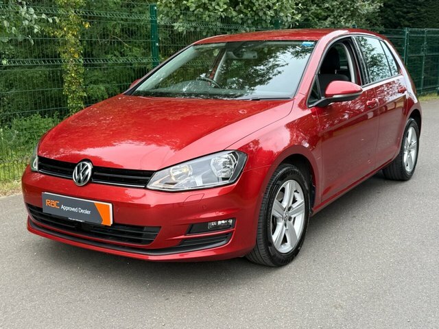 Volkswagen Golf Tdi Bluemotion Tech Match Red #5