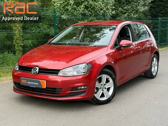 Volkswagen Golf Tdi Bluemotion Tech Match Red