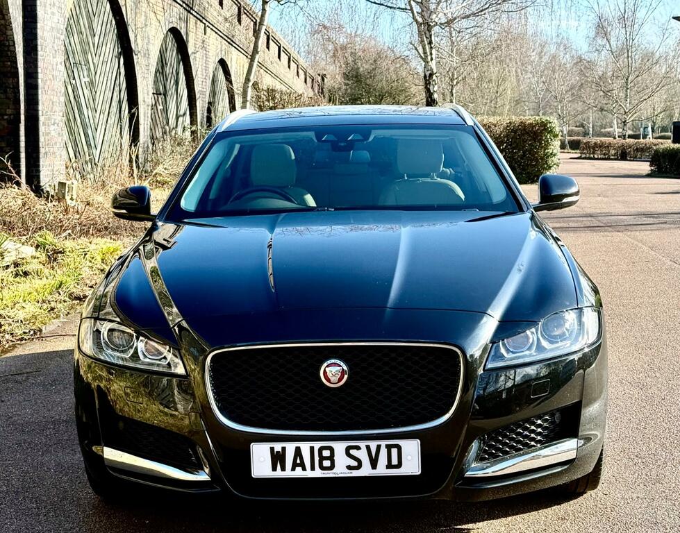 Jaguar XF 2.0D Prestige Sportbrake Awd Euro 6 Ss WA18SVD Black #3