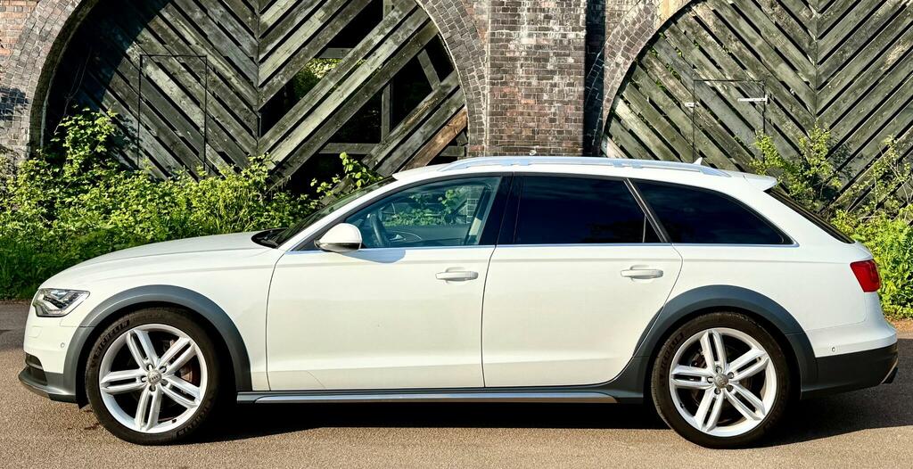 Audi A6 Allroad 3.0 Tfsi White #5