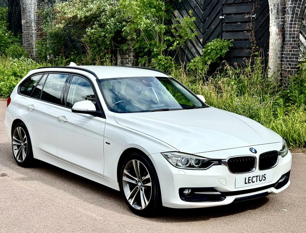 BMW 3 Series 2.0 320I Sport Estate White #2