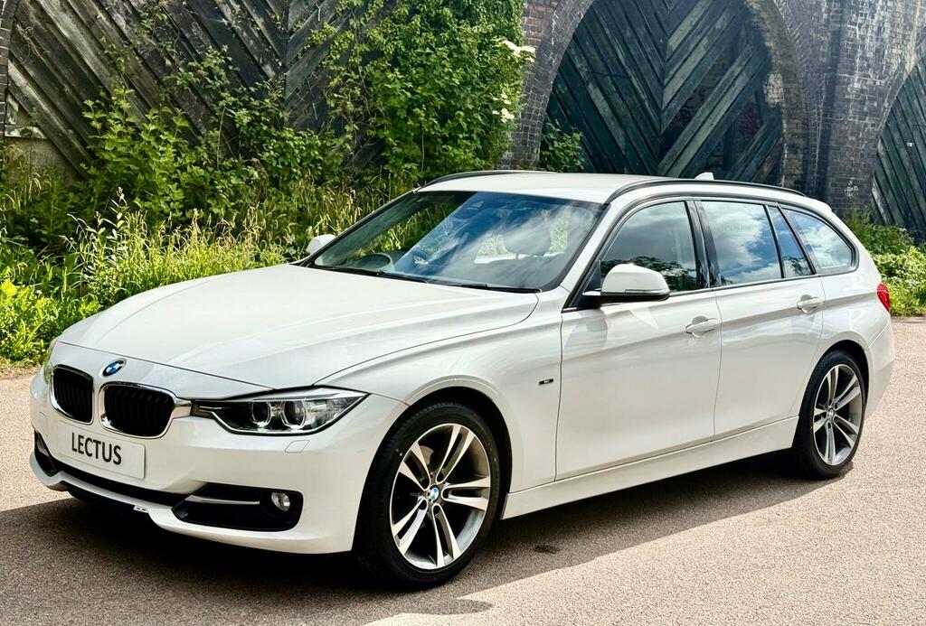 BMW 3 Series 2.0 320I Sport Estate White #4