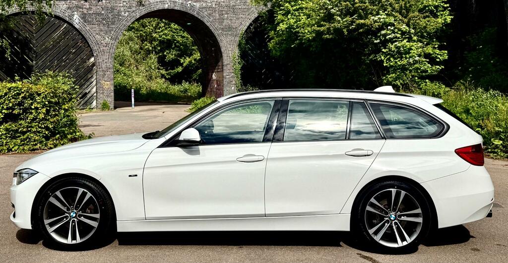 BMW 3 Series 2.0 320I Sport Estate White #5