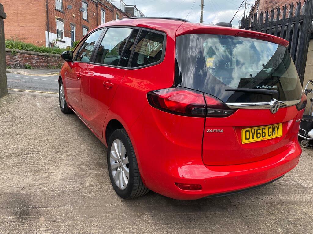 Vauxhall Zafira Tourer 1.4I Turbo Design Euro 6 OV66GMY Red #4
