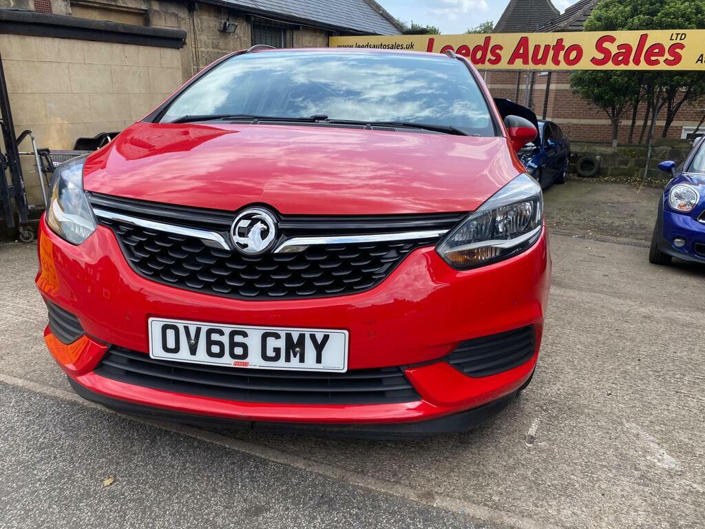 Vauxhall Zafira Tourer 1.4I Turbo Design Euro 6 OV66GMY Red #2