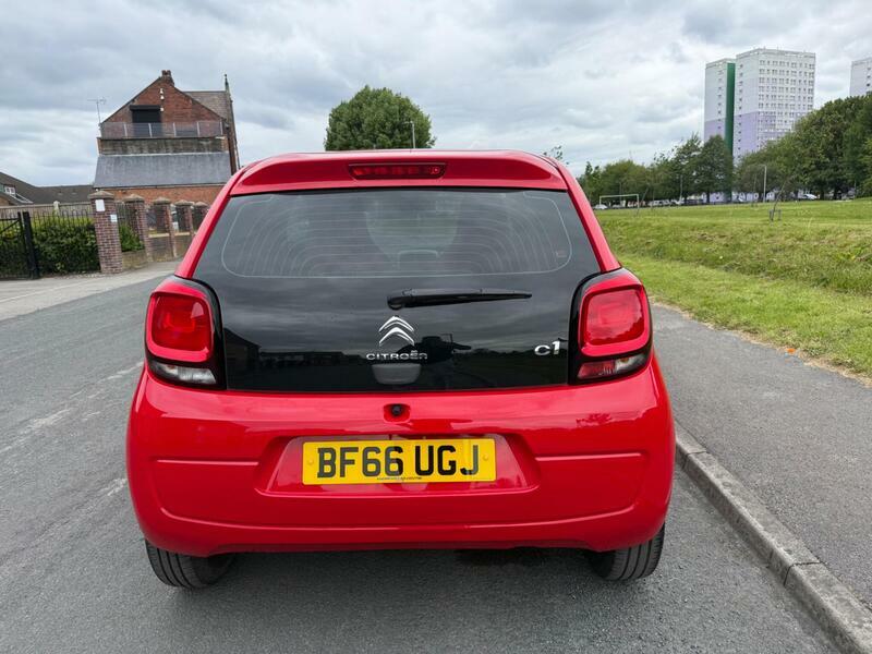 Citroen C1 1.2 Puretech Feel Euro 6 BF66UGJ Red #3