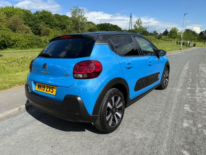 Citroen C3 1.2 Puretech Flair Euro 6 Ss MK19ZXS Blue #2