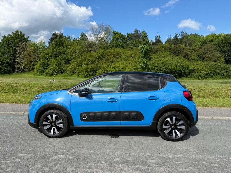 Citroen C3 1.2 Puretech Flair Euro 6 Ss MK19ZXS Blue #4