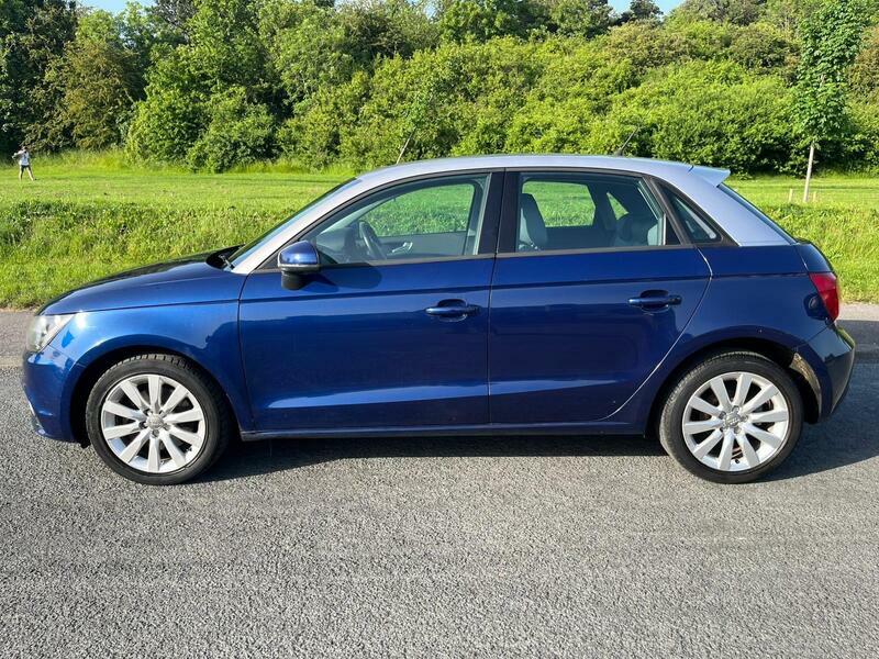 Audi A1 1.6 Tdi Sport Sportback Euro 5 Ss GJ14BFL Blue #4