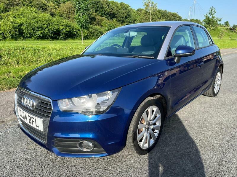 Audi A1 1.6 Tdi Sport Sportback Euro 5 Ss GJ14BFL Blue #5