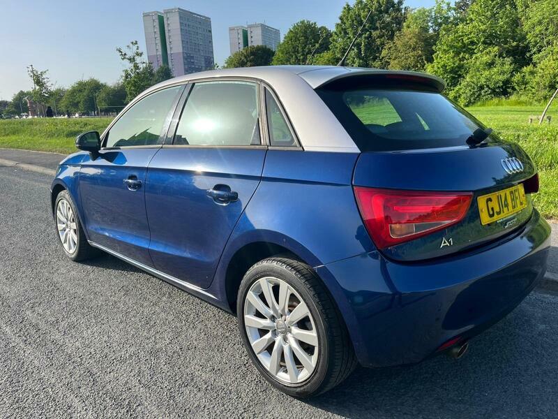 Audi A1 1.6 Tdi Sport Sportback Euro 5 Ss GJ14BFL Blue #3