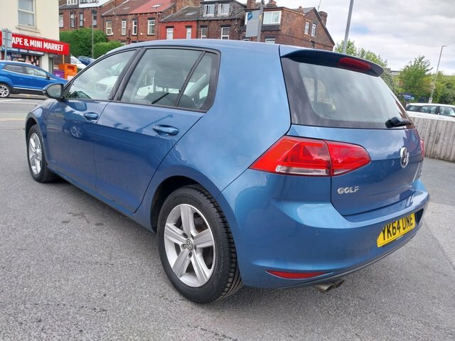 Volkswagen Golf Hatchback YK64UNE Blue #4