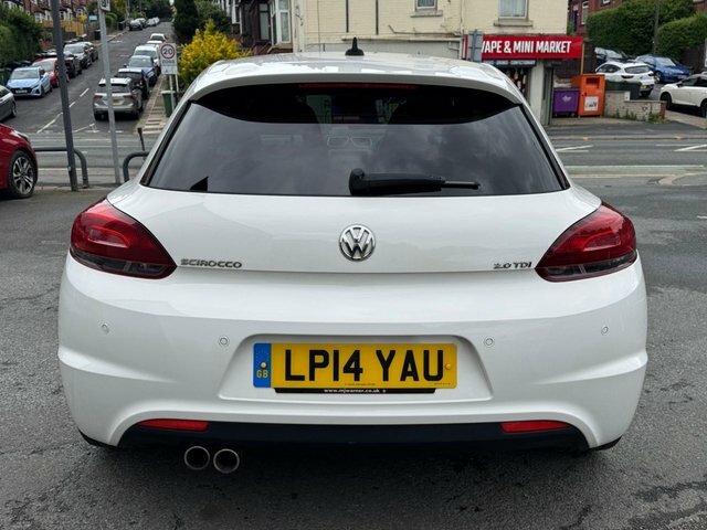 Volkswagen Scirocco Hatchback LP14YAU White #4