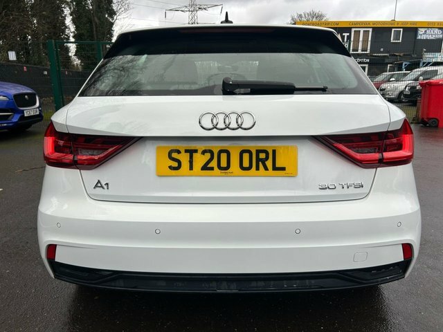 Audi A1 Hatchback ST20ORL White #5