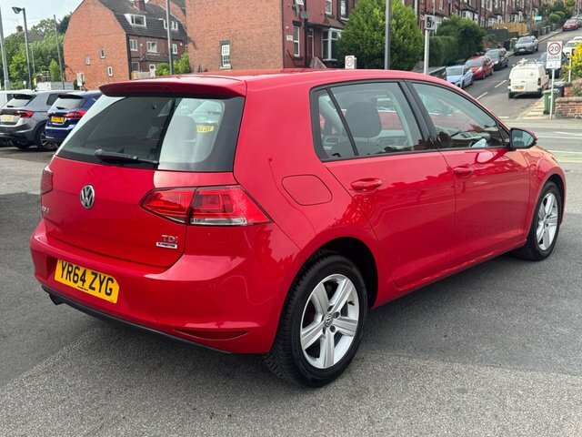Volkswagen Golf Hatchback Red #3
