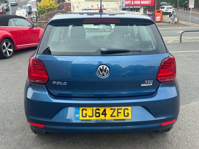 Volkswagen Polo Hatchback GJ64ZFG Blue #4
