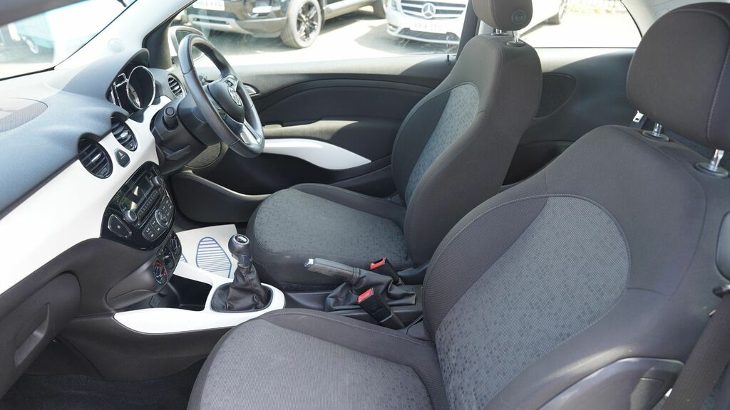 Vauxhall Adam 2014 1.2 16V Jam Hatchback Euro White #2
