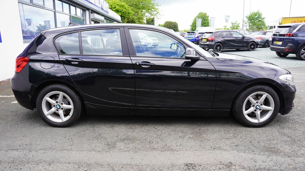 BMW 1 Series 2016 1.5 116D Ed Plus Hatchback LR66HSU Black #6