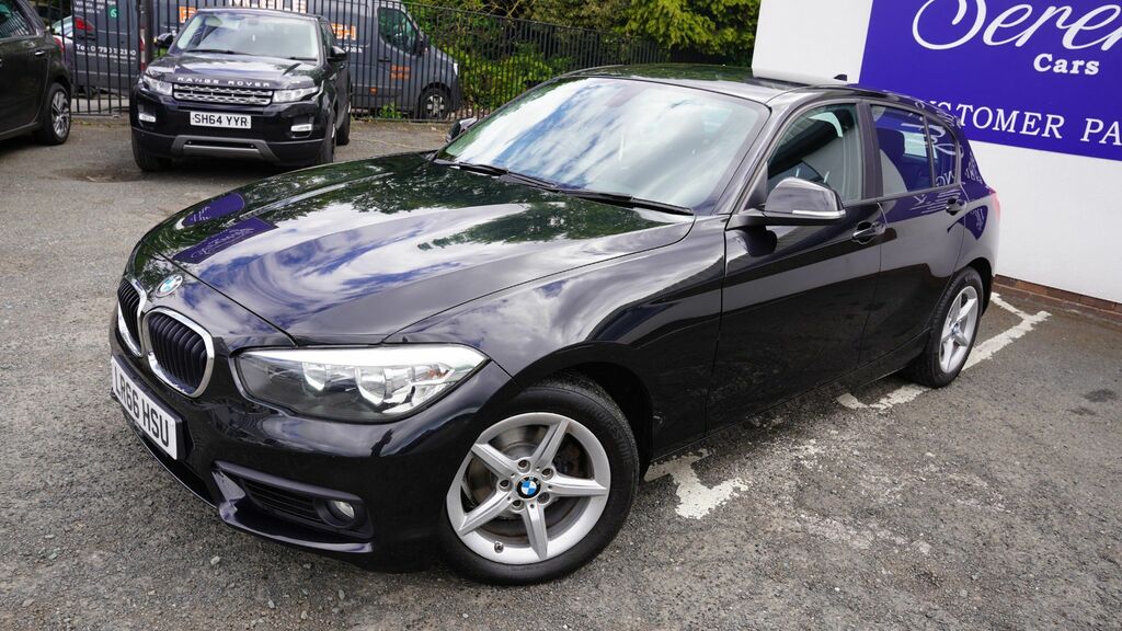 BMW 1 Series 2016 1.5 116D Ed Plus Hatchback LR66HSU Black #3