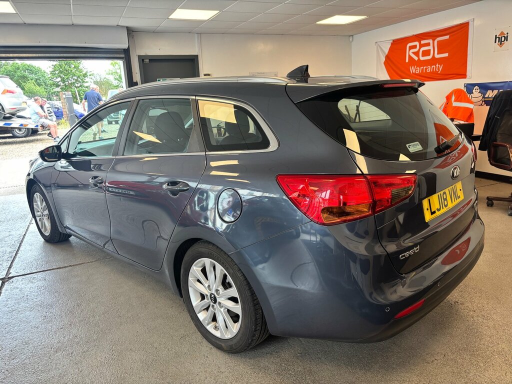 Kia Ceed 1.6 Crdi 2 Sportswagon Dct Euro 6 Ss LJ18VNL Blue #4