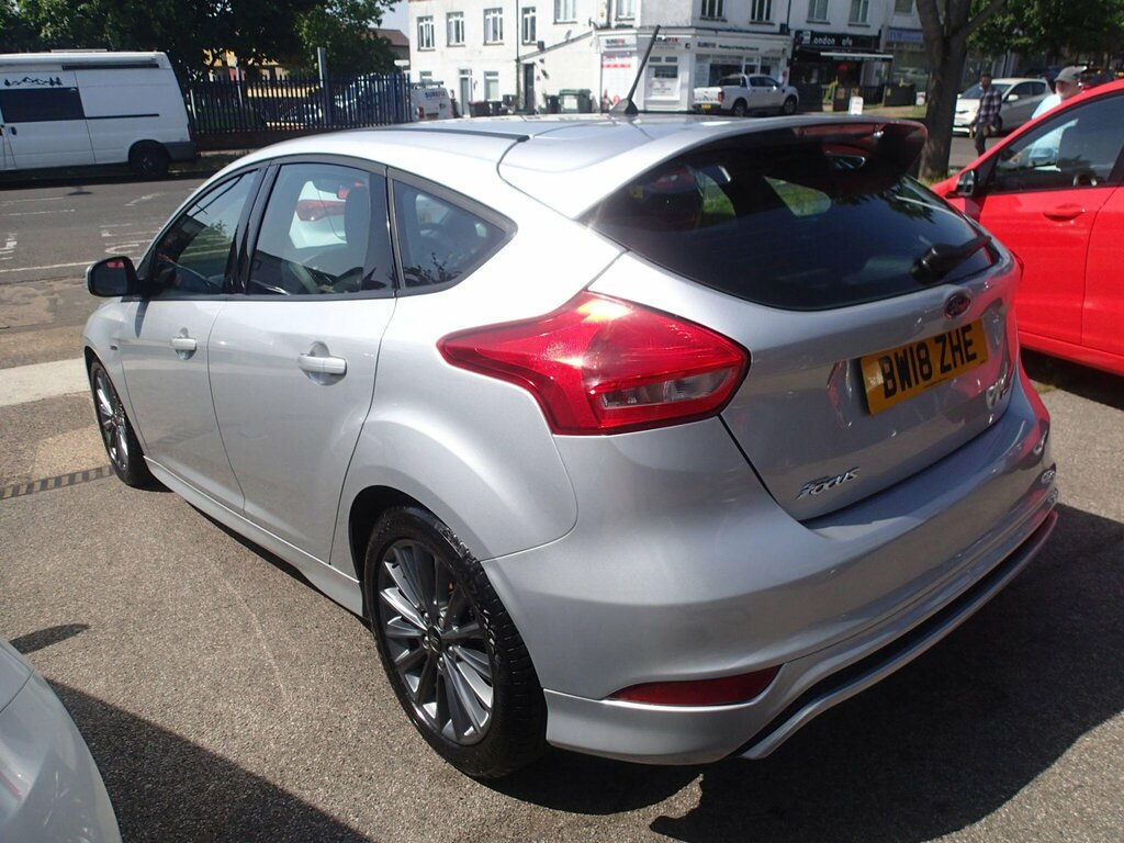 Ford Focus 1.0T Ecoboost St-line Euro 6 Ss BW18ZHE Silver #3