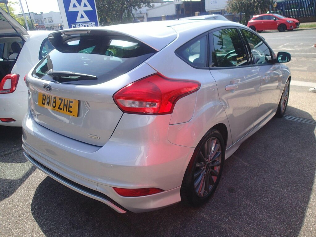 Ford Focus 1.0T Ecoboost St-line Euro 6 Ss BW18ZHE Silver #4