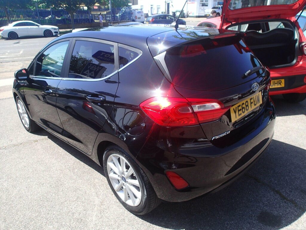 Ford Fiesta 1.0T Ecoboost Titanium Euro 6 Ss YE68FUW Black #3