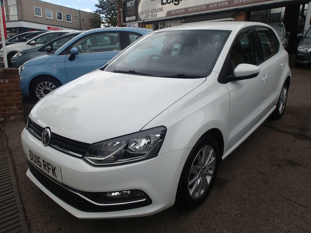 Volkswagen Polo 1.0 Bluemotion Tech Se Euro 6 Ss DU16RFK White #2