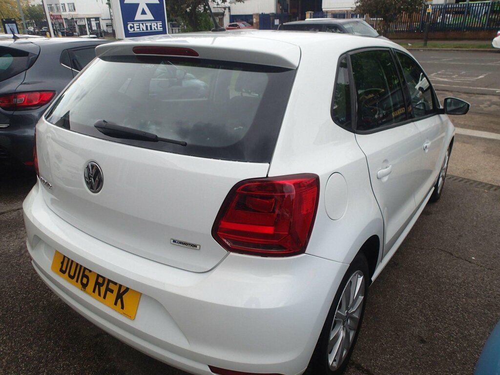 Volkswagen Polo 1.0 Bluemotion Tech Se Euro 6 Ss DU16RFK White #4