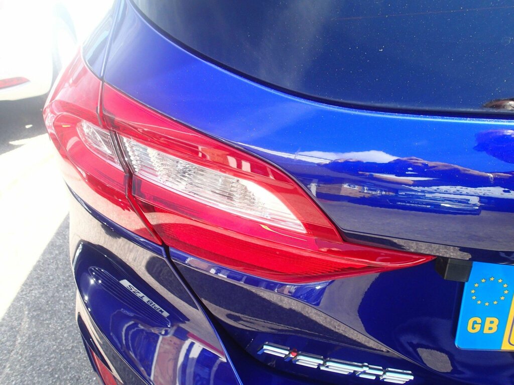Ford Fiesta 1.0T Ecoboost Zetec Euro 6 Ss EY67XAA Blue #4