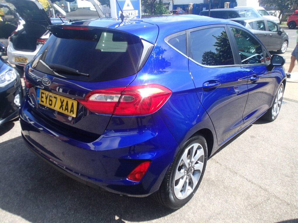 Ford Fiesta 1.0T Ecoboost Zetec Euro 6 Ss EY67XAA Blue #3
