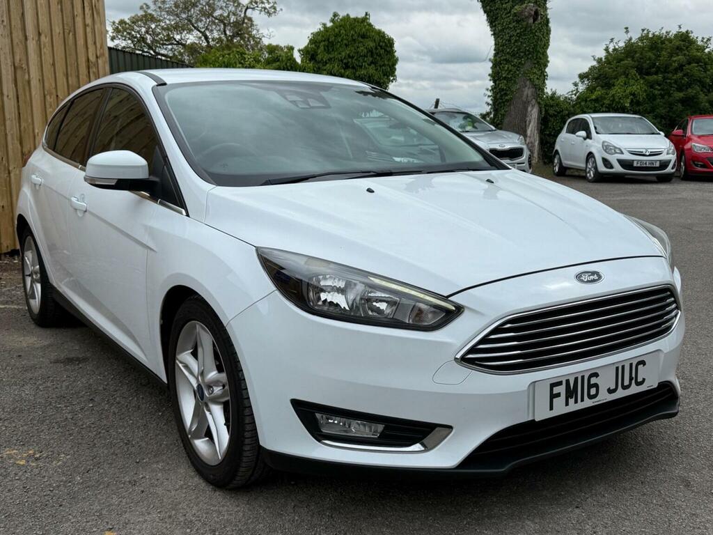 Ford Focus Hatchback 1.5 Tdci Titanium Euro 6 Ss 2016 White