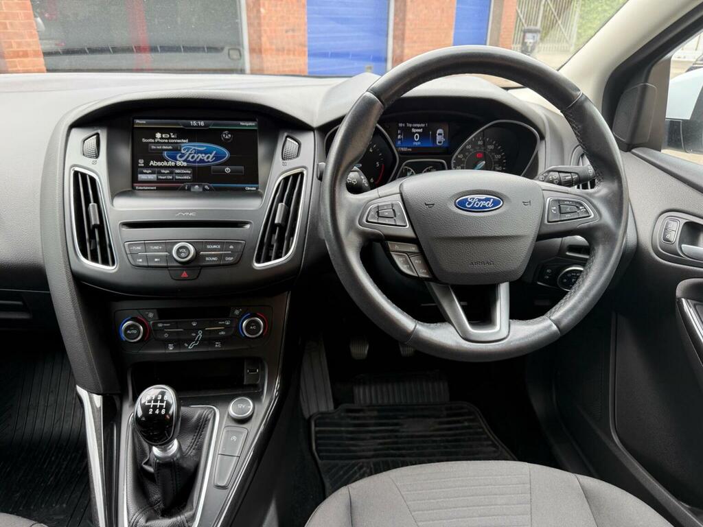 Ford Focus Hatchback 1.5 Tdci Titanium Euro 6 Ss 2016 FM16JUC White #4