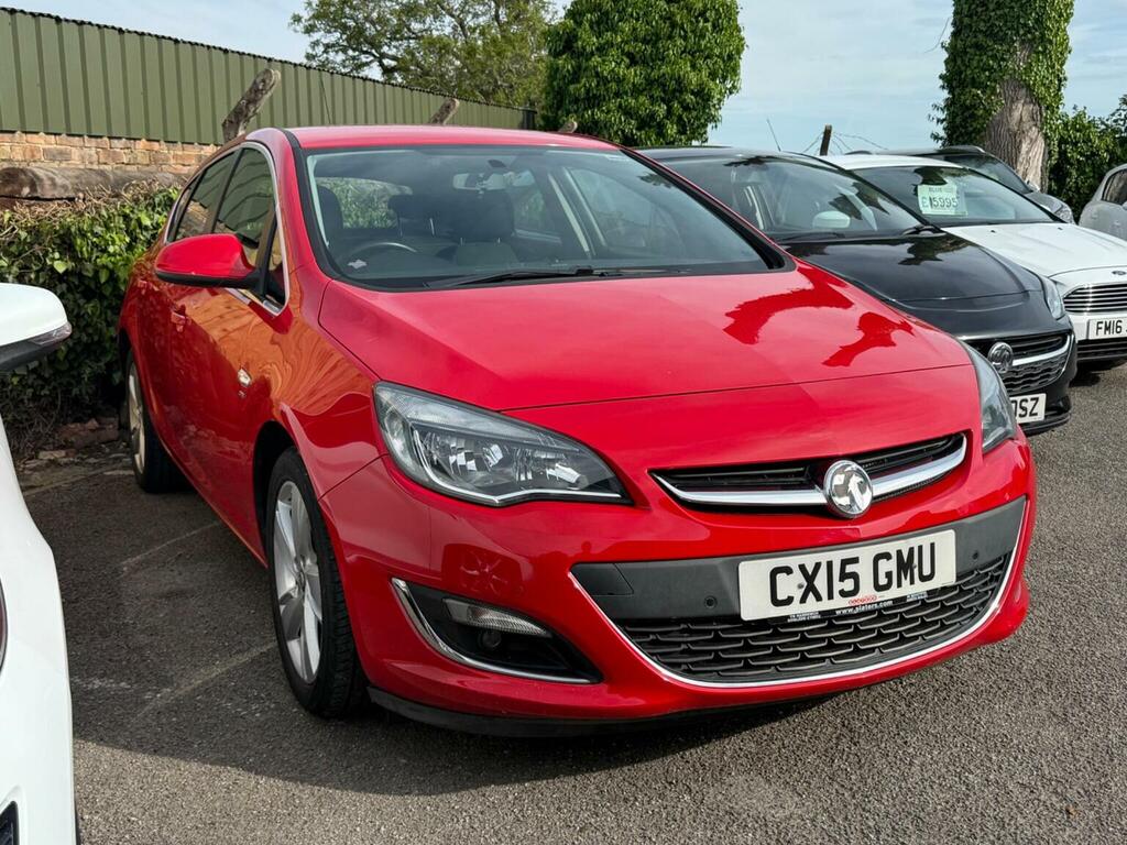 Vauxhall Astra Hatchback 1.6I Sri Euro 6 201515 Red