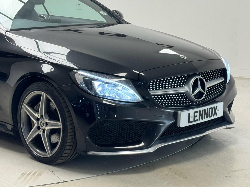 Mercedes-Benz C Class 2.1 C220d Amg Line Cabriolet G-tronic Euro 6 Ss KO17WJG Black #4