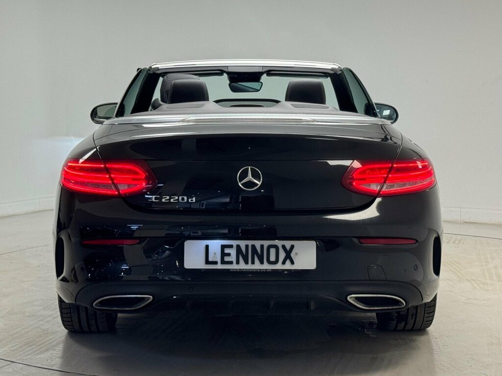 Mercedes-Benz C Class 2.1 C220d Amg Line Cabriolet G-tronic Euro 6 Ss KO17WJG Black #6