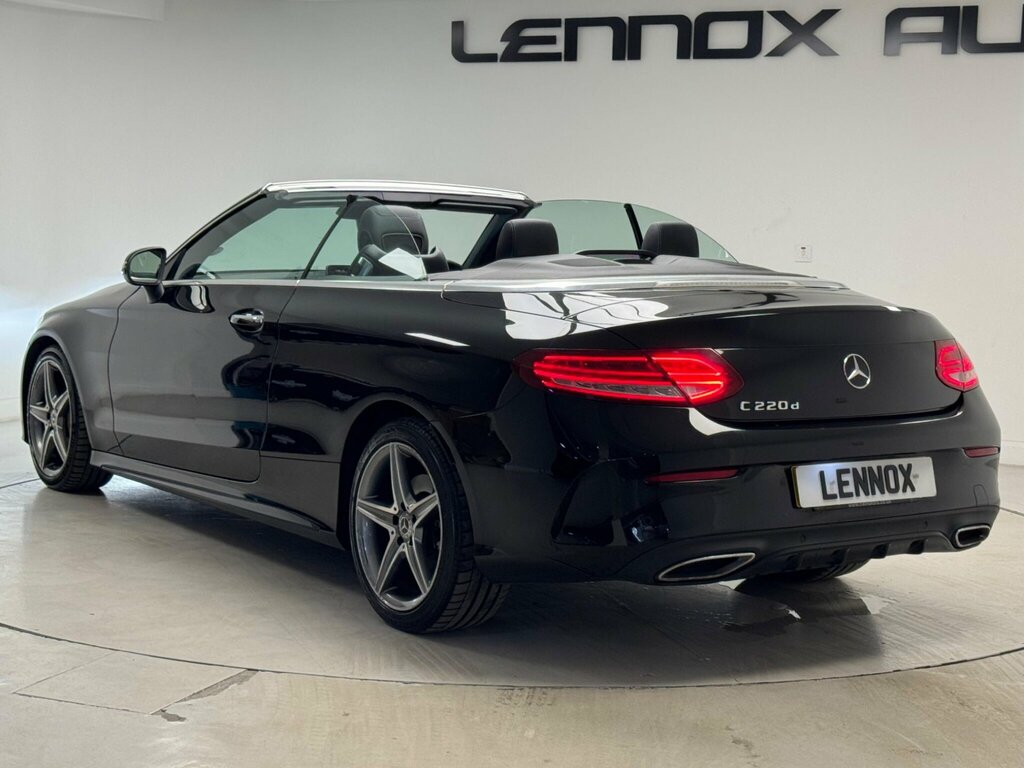 Mercedes-Benz C Class 2.1 C220d Amg Line Cabriolet G-tronic Euro 6 Ss KO17WJG Black #3