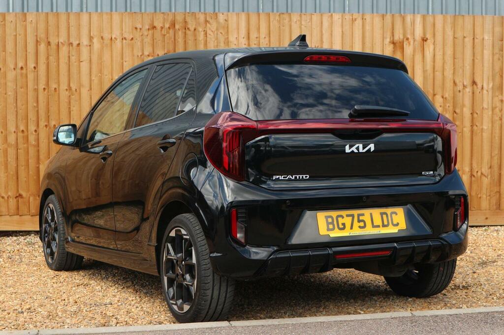 Kia Picanto Hatchback 1.0 Gt-line Amt Euro 6 Ss 20257 BG75LDC Black #6