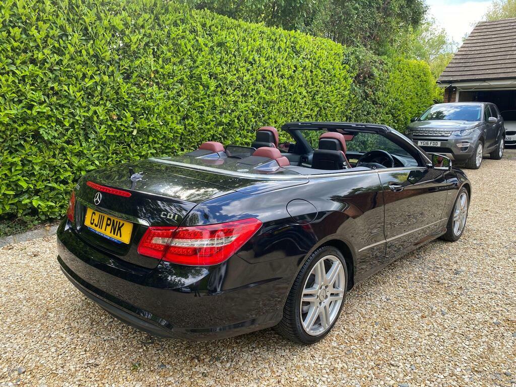 Mercedes-Benz E Class 2.1 E250 Cdi Blueefficiency Sport Cabriolet Tiptro GJ11PNK Black #2