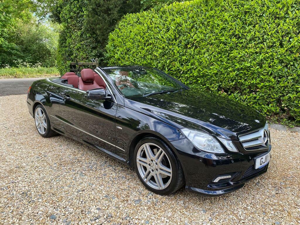 Mercedes-Benz E Class 2.1 E250 Cdi Blueefficiency Sport Cabriolet Tiptro Black