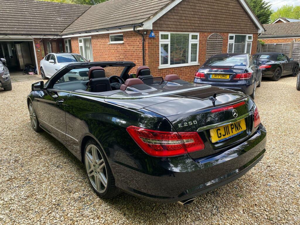 Mercedes-Benz E Class 2.1 E250 Cdi Blueefficiency Sport Cabriolet Tiptro GJ11PNK Black #4