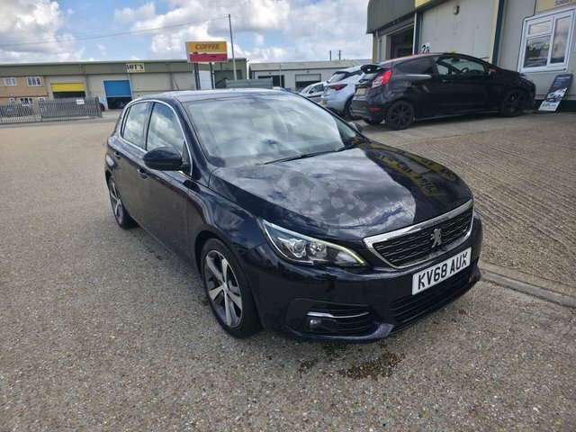 Peugeot 308 Bluehdi Allure Hatchback KV68AUX Blue #2