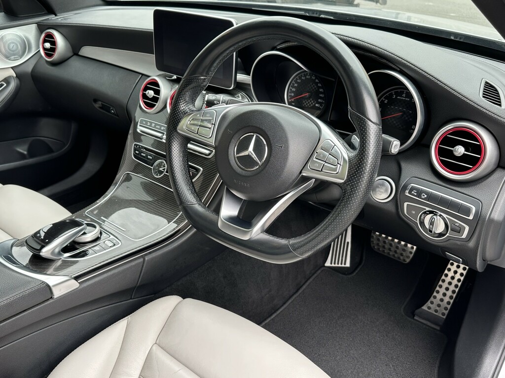Mercedes-Benz C Class Saloon 3.0 C43 V6 Amg Premium Plus Saloon Pe WJ66LPV Silver #3