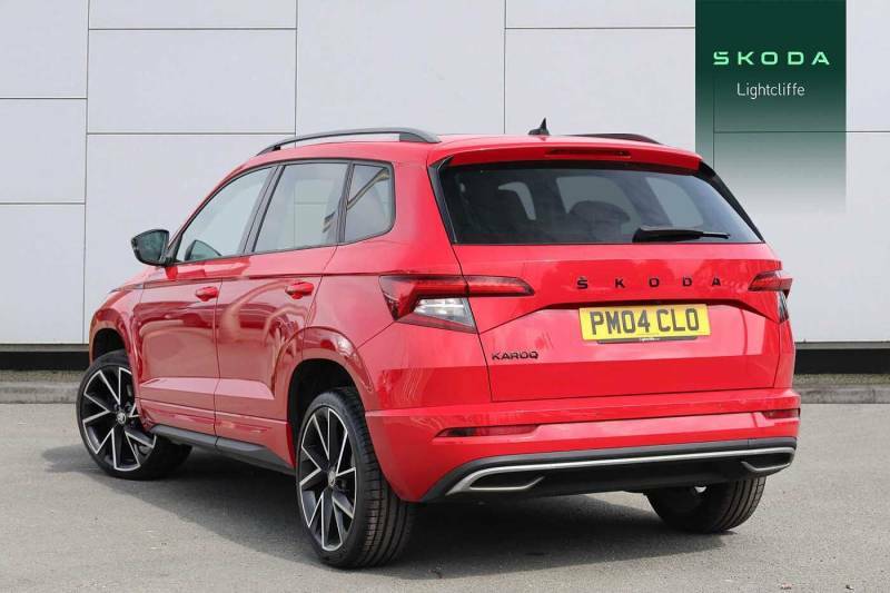 Skoda Karoq 1.5 Tsi Sport Line Dsg - 2021 21 PM04CLO Red #3