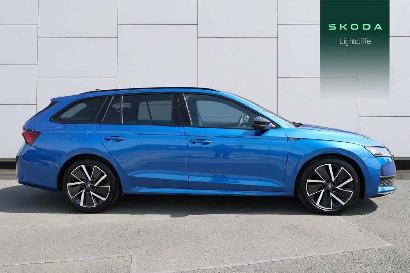 Skoda Octavia 1.5 Tsi 150 E-tec Sportline Dsg - 2025 25 EJ25KDO Blue #4