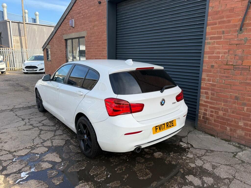 BMW 1 Series 2.0 118D Sport Euro 6 Ss FV17RZE White #4